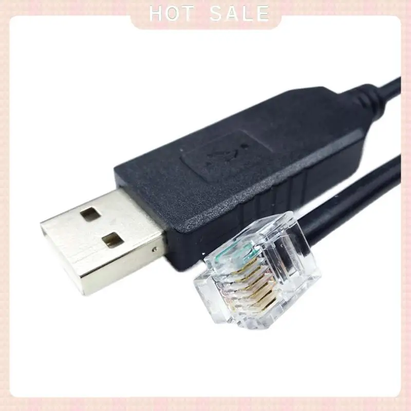 Livraison 24 heures 2X USB vers Rj11 Rj12 6P4C adaptateur câble de commande série EQMOD pour az-gti montage Pc connecter pour câble de commande manuelle,