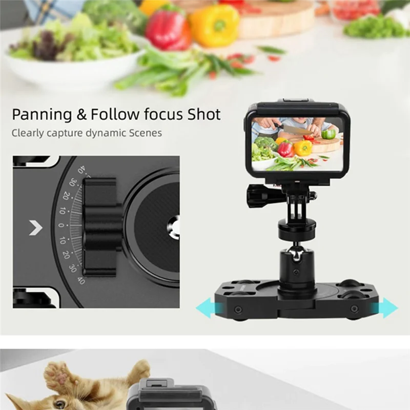 SUNNYLIFE Parts Accessories For ACTION3/Gopro11/Insta360 X3 Panoramic Stabilization Photography Multifunction Trolley Bracket-N3