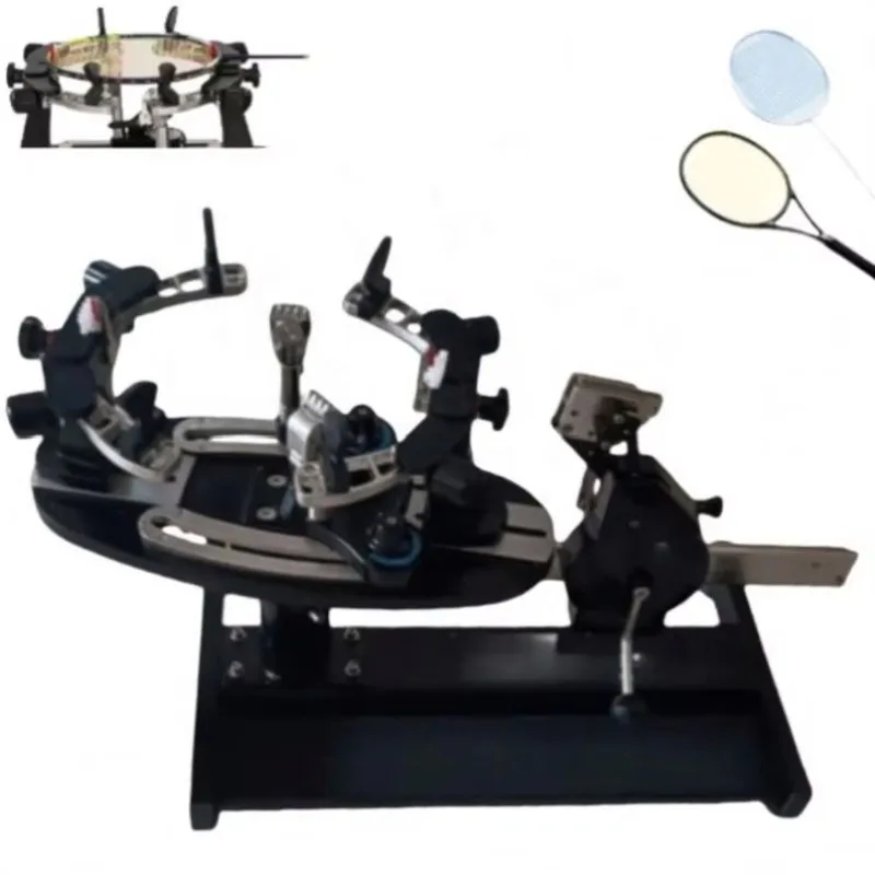 High Precision Computerized Automatic Tennis Badminton Squash Racquet Stringing Machine for Professional Sports Stores view 5