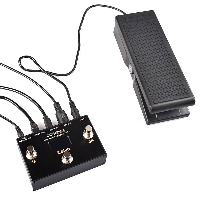 DOREMiDi MIDI เท้าควบคุม (FC-3) MIDI ควบคุมออกแบบที่สามารถใช้สำหรับการควบคุมเท้า