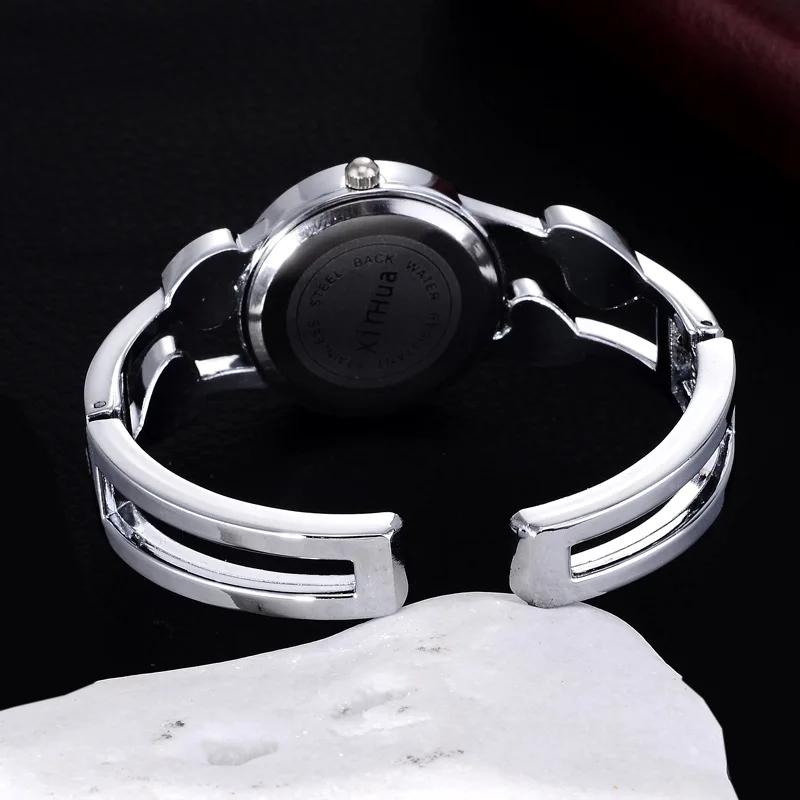 Heart Shaped Bracelet Watch Women Watches Luxury Rhinestone Women's Watches Ladies Watch Steel Clock Zegarek Damski Reloj Mujer