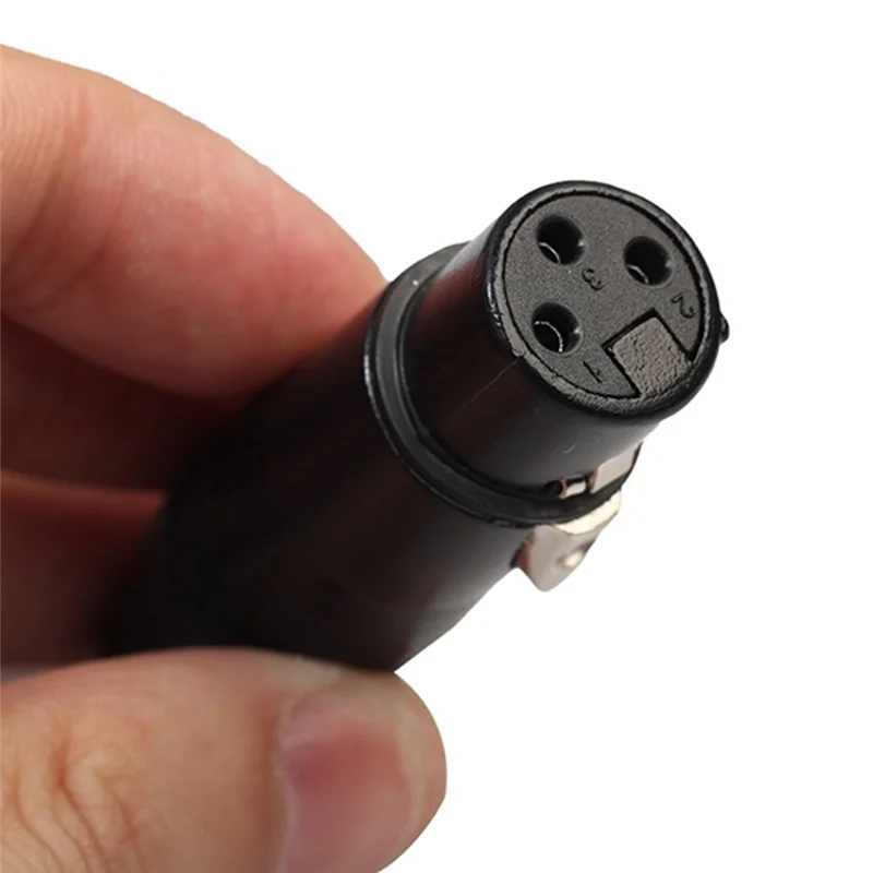 

A63X-10Pcs DIY 3Pin XLR Adapter Socket XLR Aviation Connector Welding Head Microphone Cable Connector