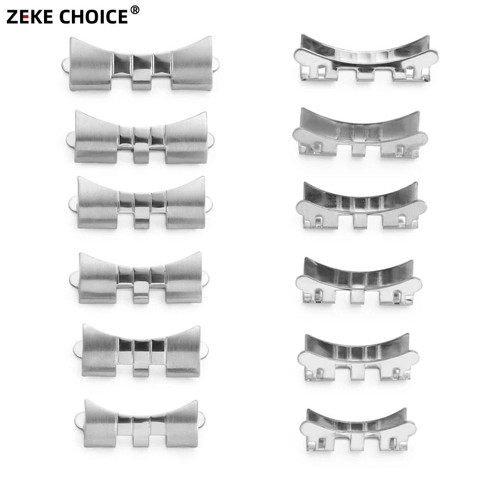 18/19/20/21/22mm Stainless Steel Bracelet Connectors for Seiko SKX007 SKX009 for Oyster for Jubilee Curved End Link Band Adapter view 5