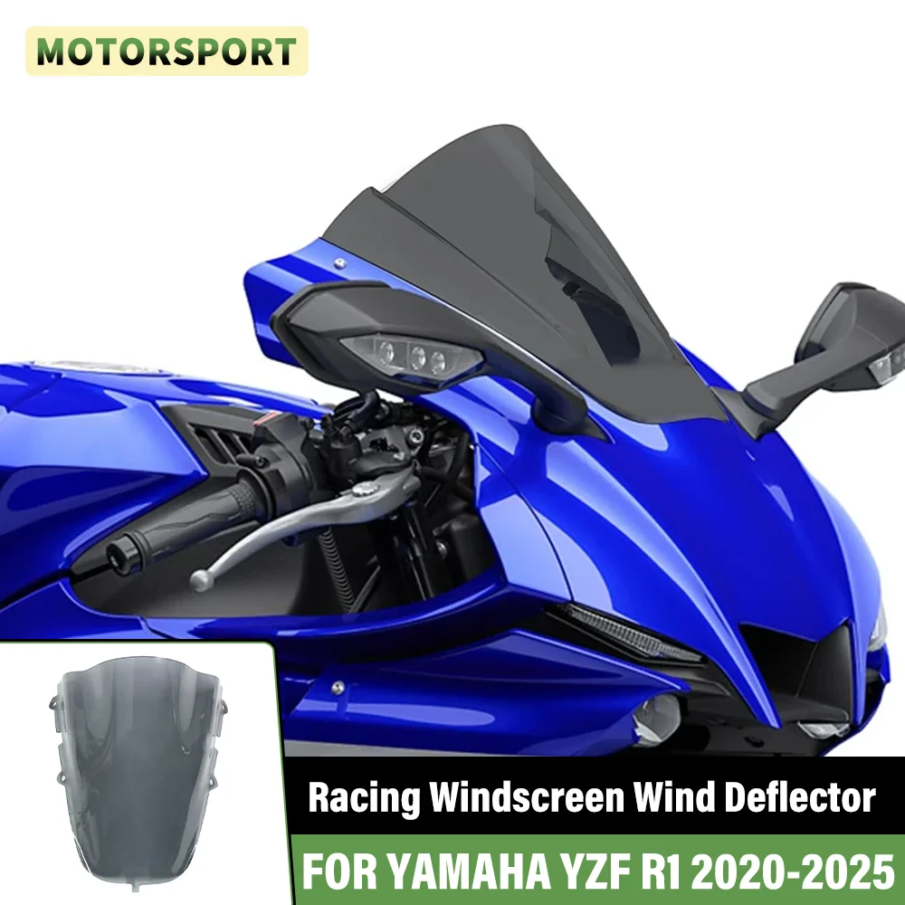 Für YAMAHA YZF-R1 YZF R1 YZF-R1 2020 2021 2022 2023 2024 2025 Double Bubble Racing Windschutzscheibe Windabweiser Kit