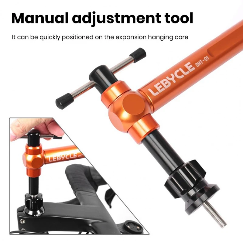 Lebycle Dual Control Lever Bike Derailleur Hanger Alignment Tool For Universal Road Bike Repair