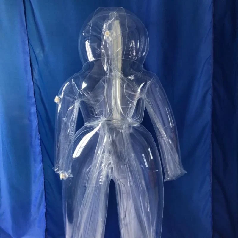 Customize Size Airtight Inflatable Clear Suit Inflatable Sex Costume for Adult