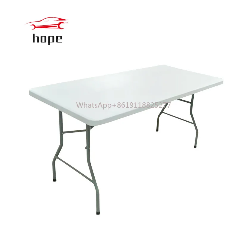 6ft folding tables 180-cz 180cm wholesale portable 6ft plastic folding table for outdoor/camping/garden