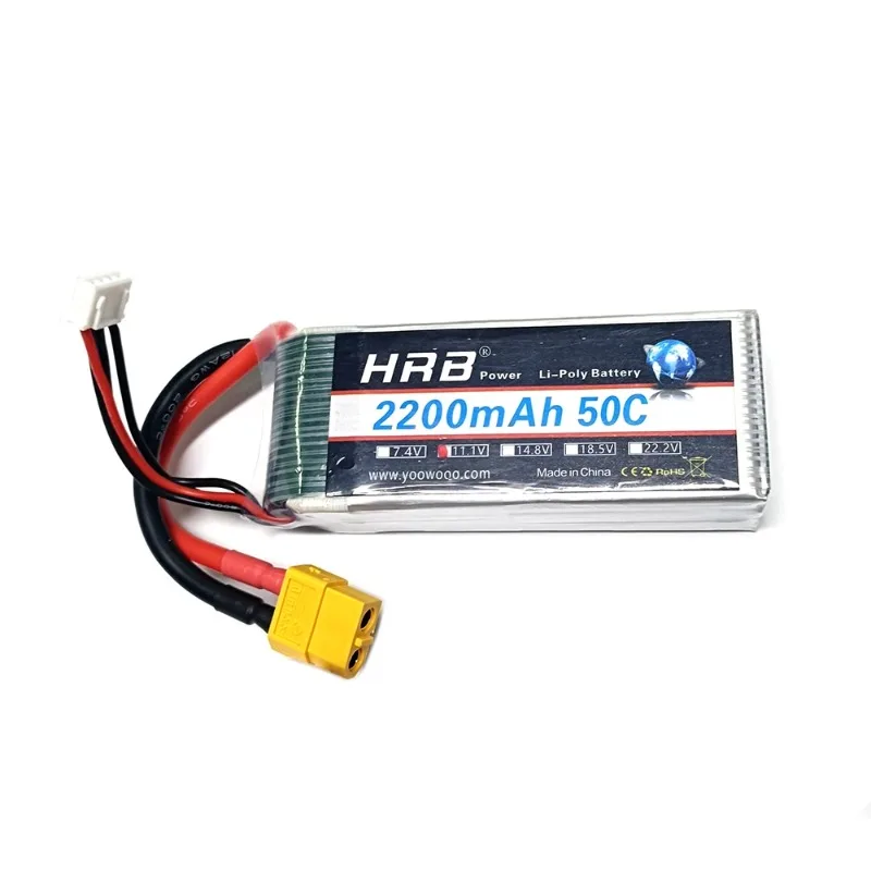 

1pcs new HRB Lipo Battery 3S 2200mah 2600mah 11.1V XT60 RC Parts