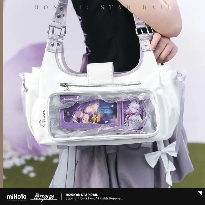 [Genuine] miHoYo Game Honkai Star Rail Castorice Theme Series Satchel Shoulder Bag Crossbody Bag Handbag Cosplay Halloween Gifts