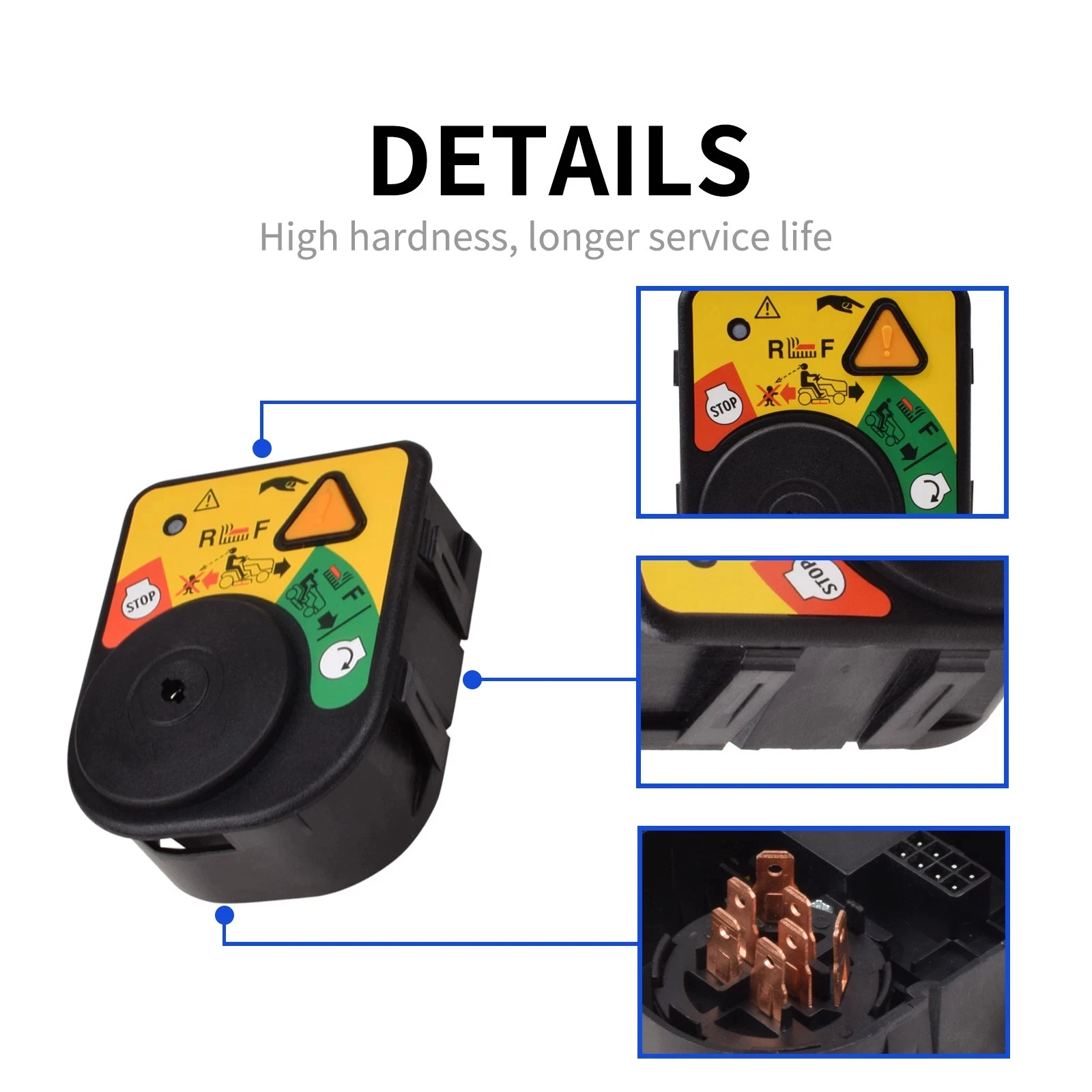 Ignition Switch Module with 2 Keys for MTD Cub Cadet Craftsman Toro John Deere Lawn Mower Replace 725-04227 GY20680
