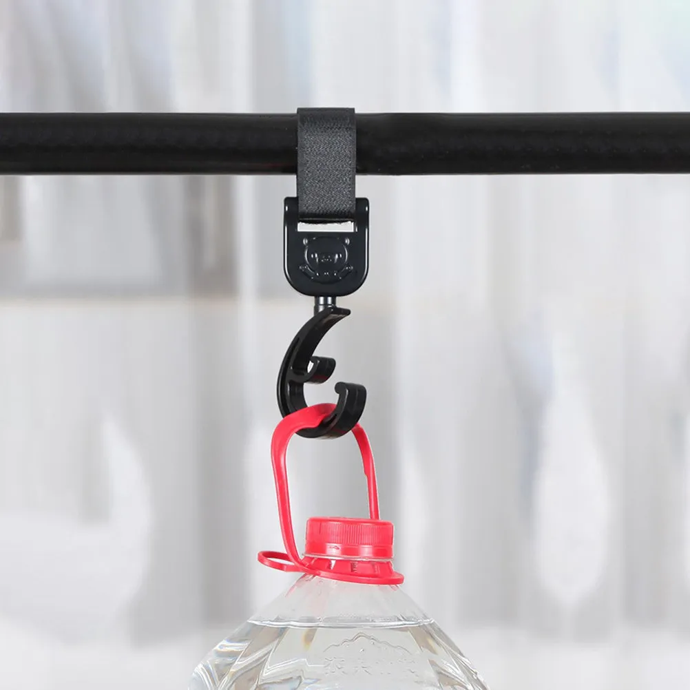 

4pcs Durable ABS Bag Clips Hanger Hooks Hanger For Stroller for Shopping Diaper Baby Accessories Stroller