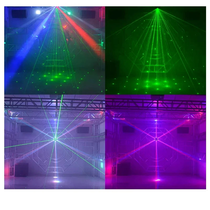DMX Mini RGBW Moving LED Light Mushroon Laser Ball Colorful Stage Lighting Disco KTV Bar Night Club