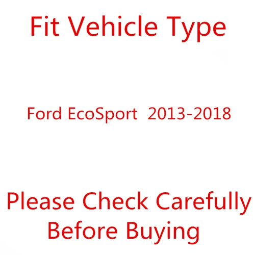 Imagen 2 del producto Espejo lateral de cristal para Ford EcoSport 2013 2014 2015 2016 2017 2018 HD lente de espejo retrovisor accesorios automotrices