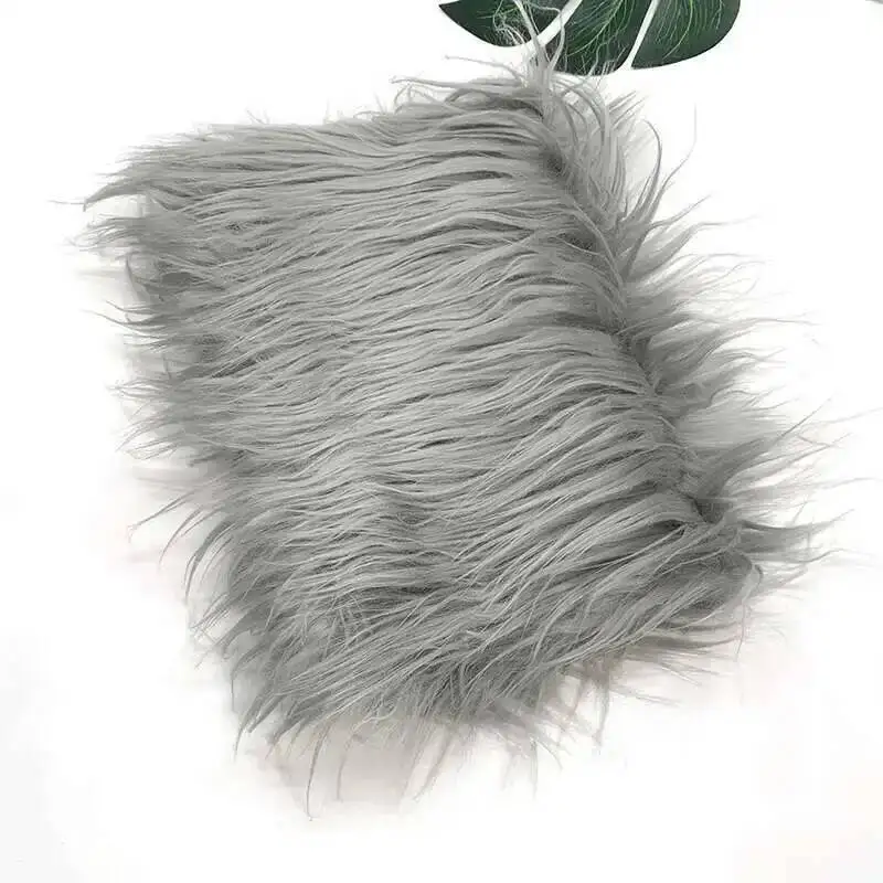 Nepbont stof 46 kleuren 160x50cm 8cm zachte lange pluche handgemaakte pop/kleding Shaggy stof