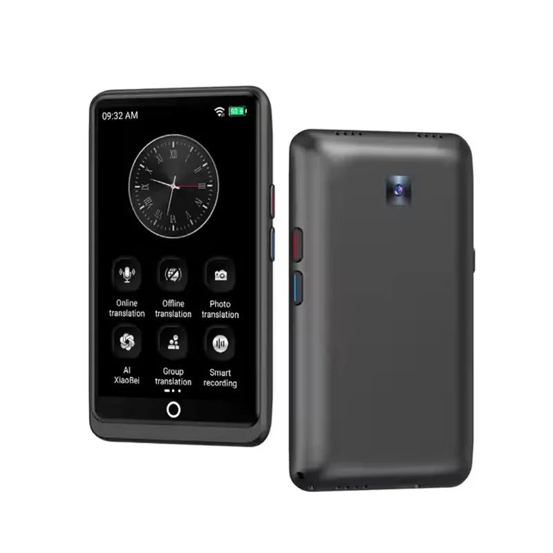 جهاز ترجمة الذكاء الاصطناعي الدردشة GPT في الوقت الحقيقي مترجم نص الصوت الصوتي الذكي 139 لغة 17 غير متصل Z12 ترجمة محمولة