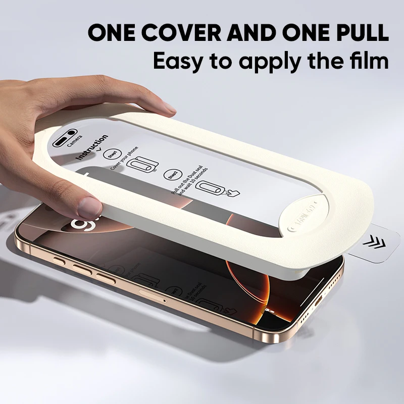 واقي شاشة 17PRO لهاتف iPhone 17 ProMax مقسى 17Pro 17Air 17 أدوات تركيب مقاومة لبصمات الأصابع من الزجاج المقسى