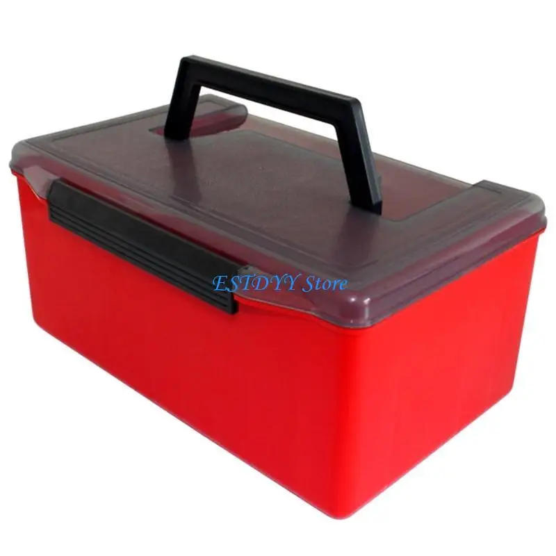 

G6DE Portable Fishing Box 52 Fishing Tackle Box Storage Organizers Squid Jig Hard Lures Tool Case Fishing Lined Box