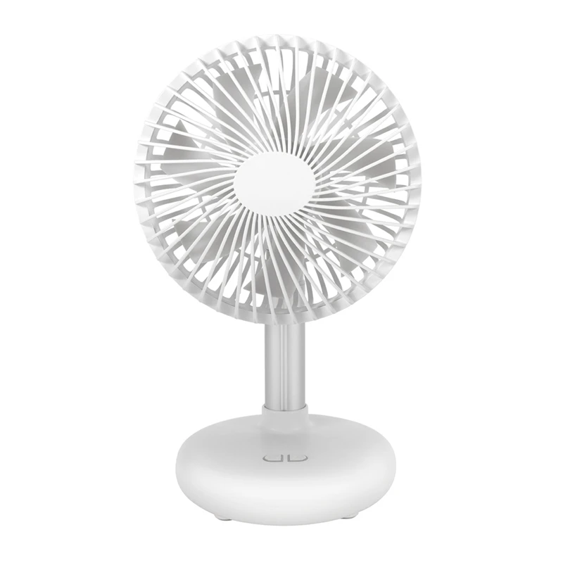 

Mini Oscillating Fan USB Rechargeable Portable Battery-Operated Table Fan With 4 Speed Levels Desk Fan For Outdoor