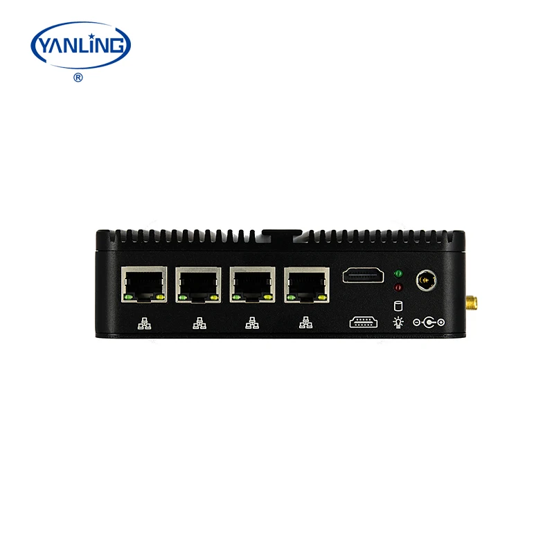 Industrial Fanless Mini PC With Graphics Card VPN Server DDR4 RAM Ubuntu OS-AU/US Plug