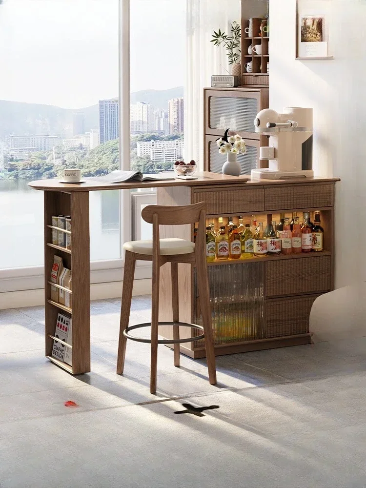 Creative Solid Wood Table Combination Small Balcony Pavilion Chair Three Piece Leisure One Two Chairs