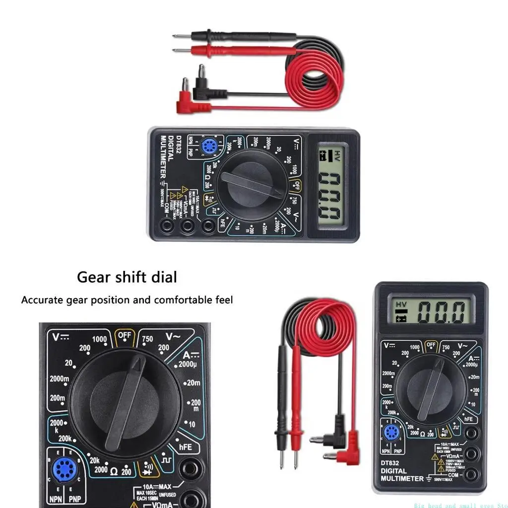 581C Multiple ranges Electrical Diagnostic Tool Diode Transistors Tester Featuring Automatic Polarities Detection for Industrial