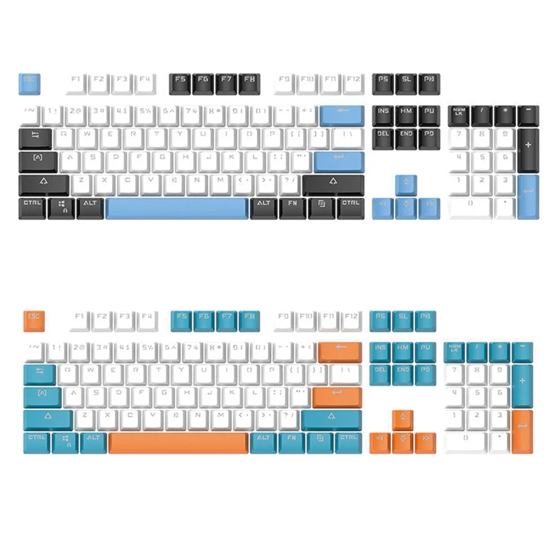 104 Keys New/ABS Backlit Keycap Double Color Injection For Ikbc Cherry MX Annie Mechanical Keyboard