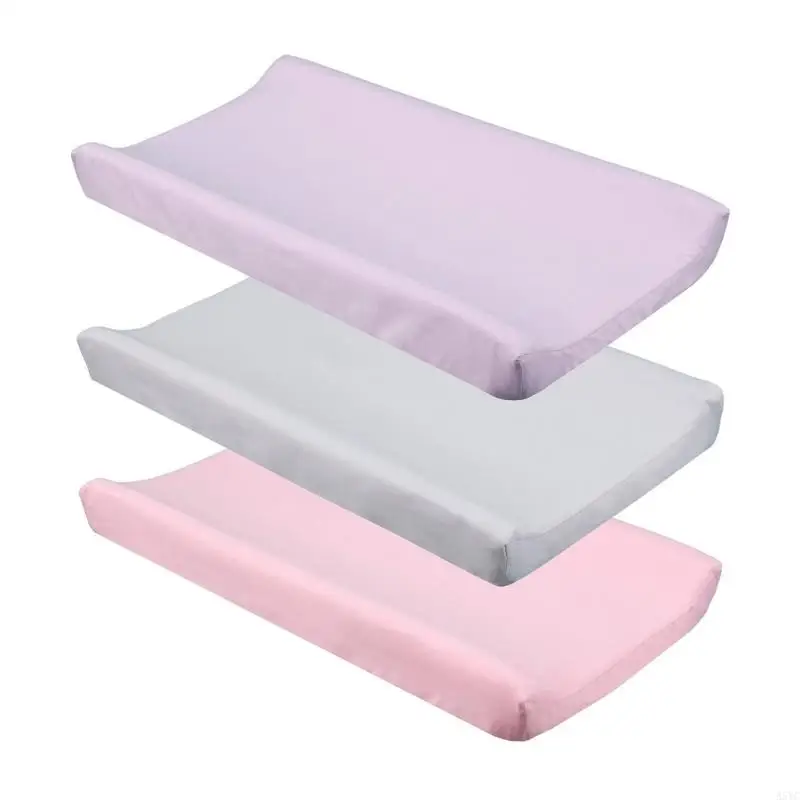 A5YC 3Pcs Cotton Changing Pad Cover Breathable Cover Cotton Changing Pad Sheets Stretchy Diaper Change Table Sheets 32x16in