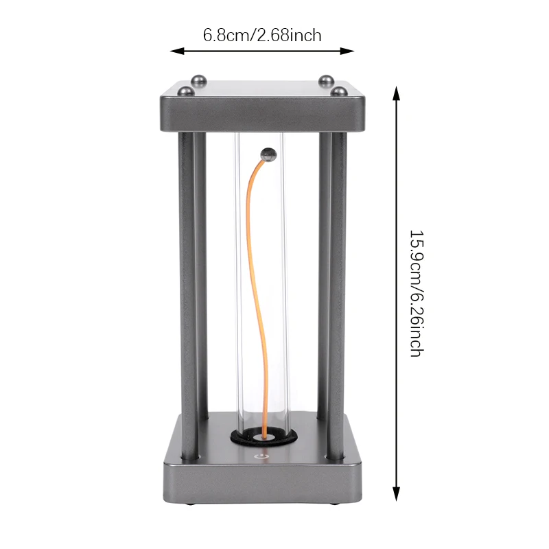 LED Touch Switch Creative Square Quantum Night Light Square Wire Table Lamp Bedroom Bedside Study Reading Eye Care Type-C Decor