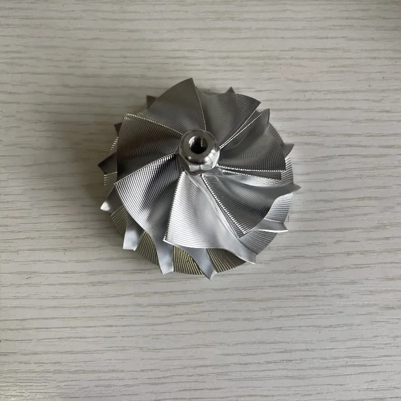 TD05 64.4/82.00mm 7+7 Bilah Pemotong Turbo Milling/aluminium 2618/billet Roda Kompresor