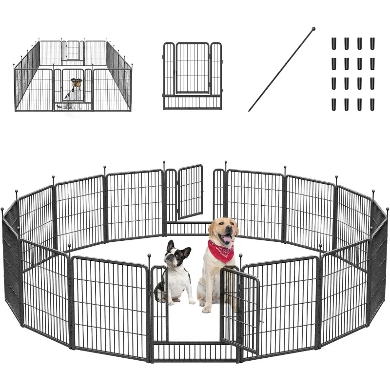 Dog Playpen with Anti-Rust Coating,32