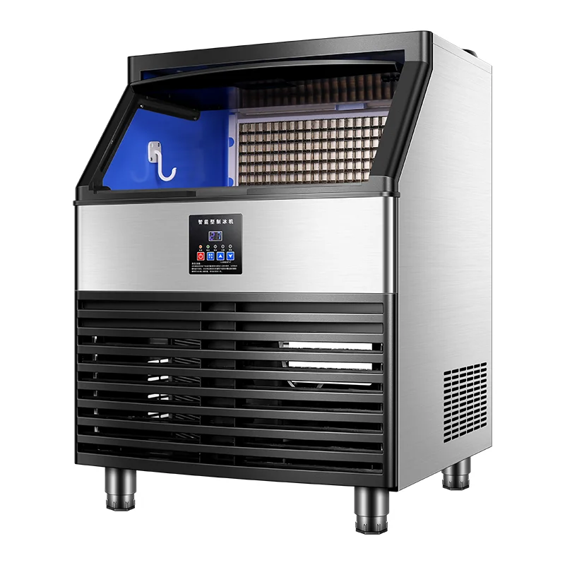 

Commercial Ice Maker 200kg/24H Stainless Steel Ice Cube Maker Machine