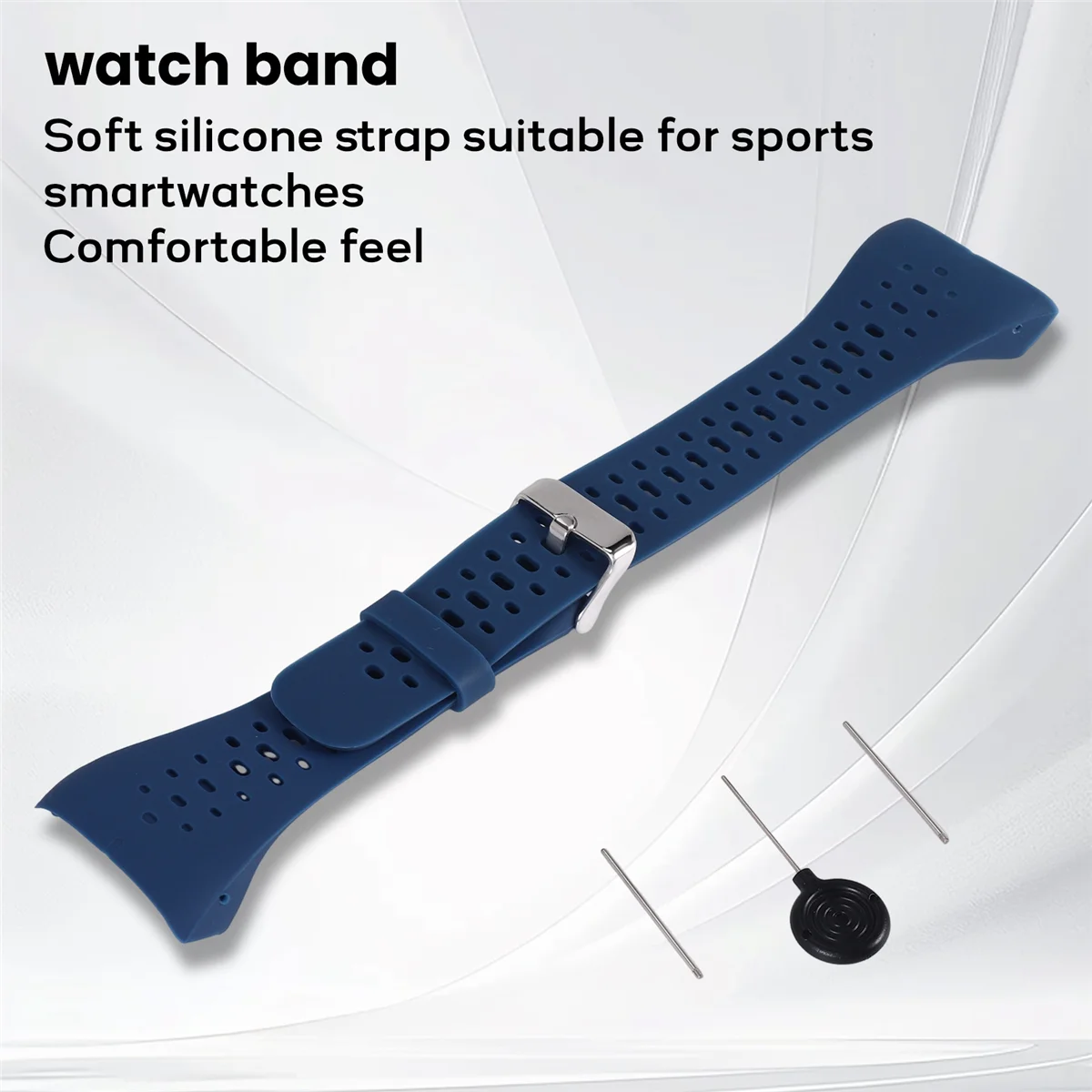 A52TWatch Band for Polar M400/Polar M430 Replacement Soft Silicone Band for M400/Polar M430 Sports Smart Watch