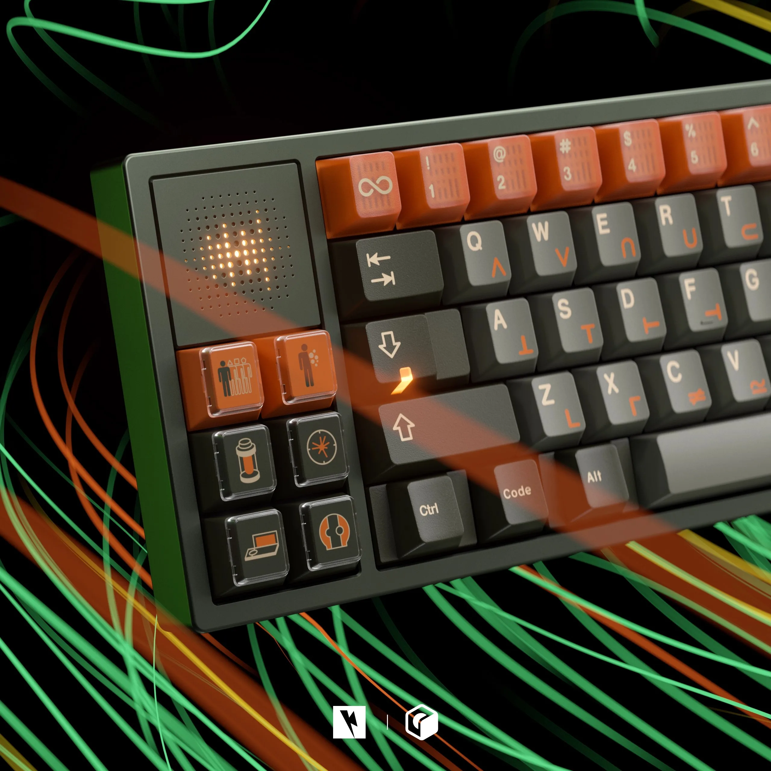 keykobo Sacred Timeline Theme Keycaps Set Cherry Profile Keycap Custom ABS Keyboard Cap for Mechanical Keyboard PC Gamer Gift