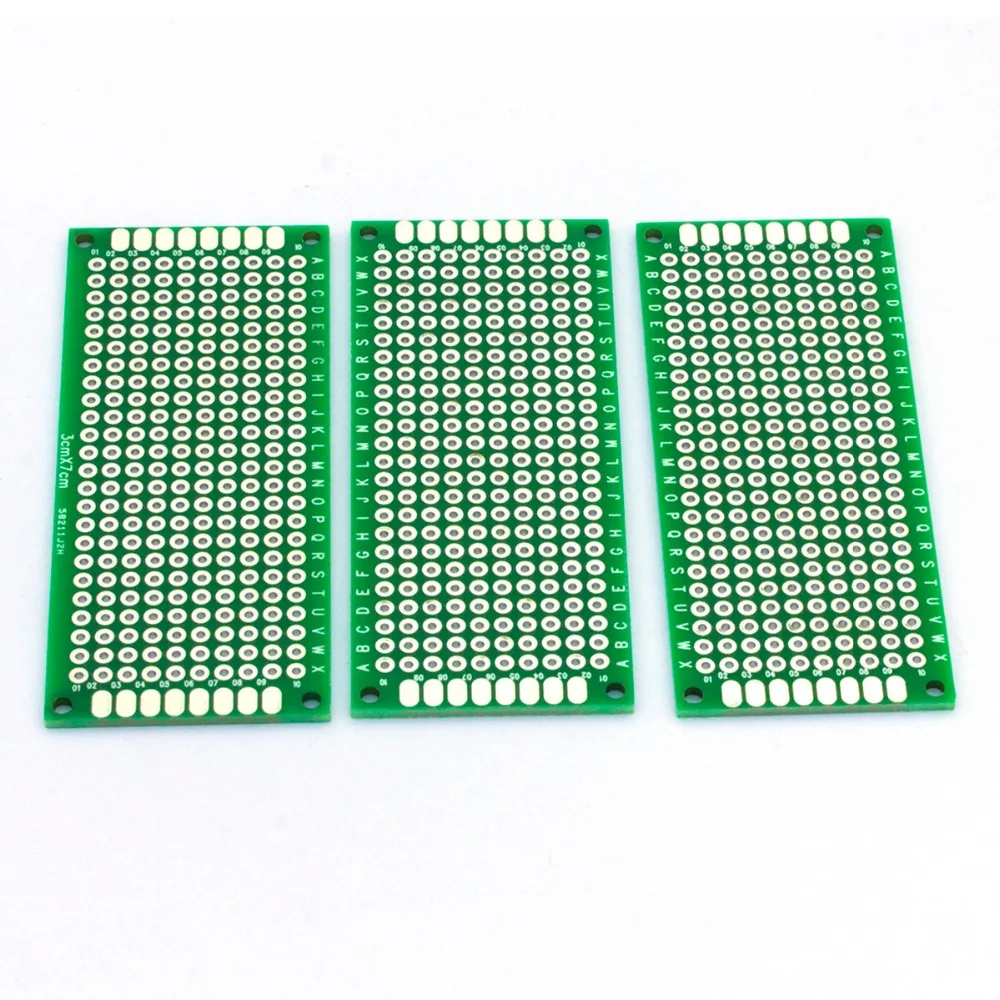 5pcs Double Side Prototype PCB diy Universal Printed Circuit Board 3x7cm