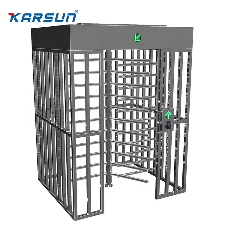 Stainless Steel 304/316 Full Height Turnstile Door Access Control For Disabled People