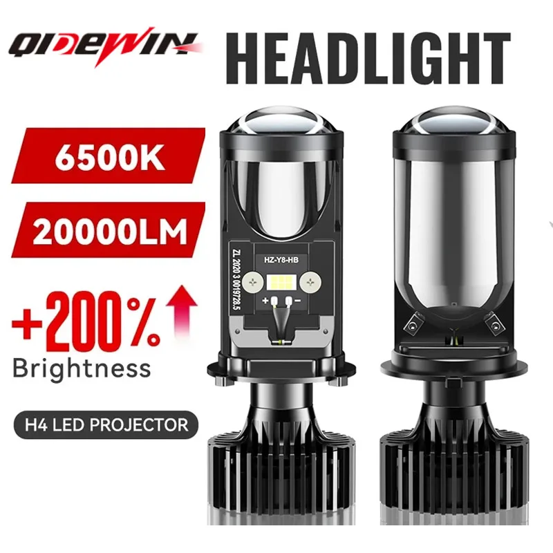 

H4 светодиодный проектор, лампы для мотоциклетных фар, Bi LED проектор объектива, аксессуары для мотоциклов, Мини проектор объектива, проектор фар