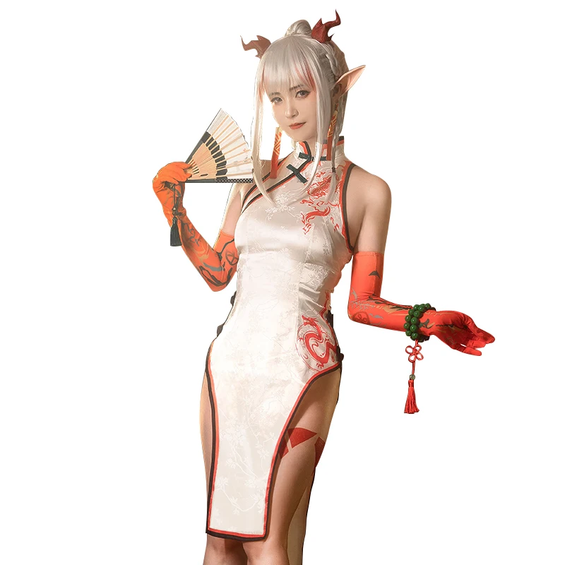 Game Arknights Nian Cosplay Costumes Set Halloween Christmas Costumes for Adults Deguisement for Carnaval