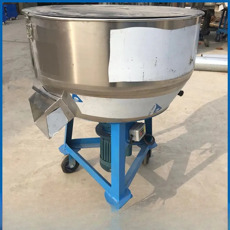 Small vertical stainless steel flat mouth mixing  peanut wheat corn seed mixer  chemical plastic mixer