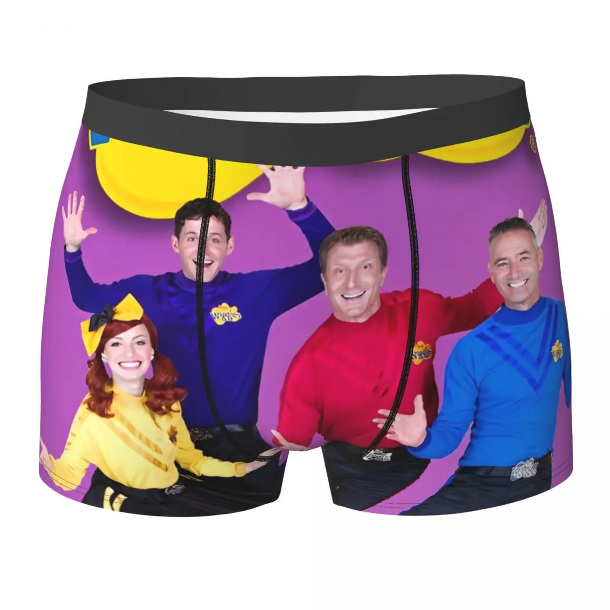 

The Wiggles Underwear Australian Children's Music Group Men's Shorts Briefs Breathable Boxershorts Sublimation Underpants