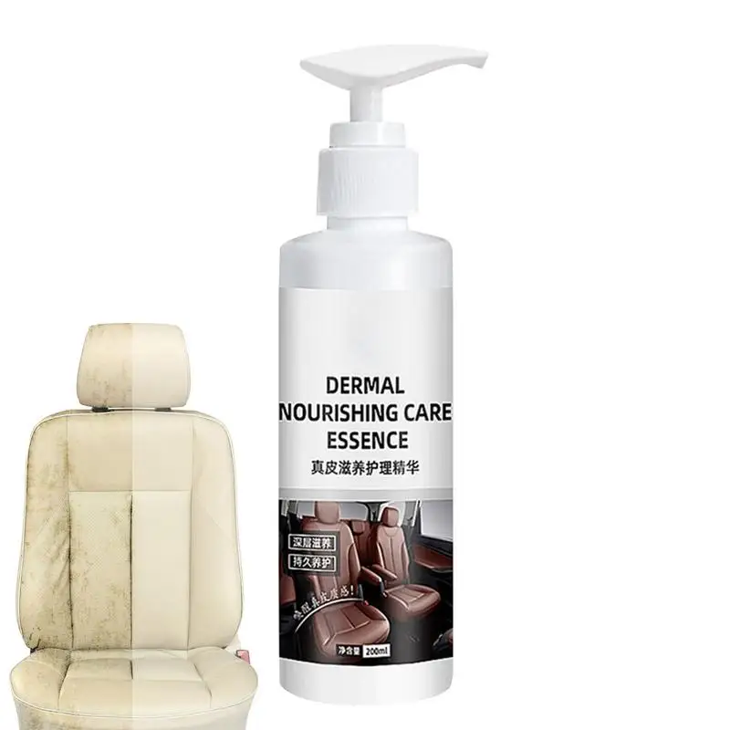 Leather Car Seat Conditioner 200ml Natural Stain Resistant Leather Conditioner Long-Lasting Leather Conditioner For Tanned