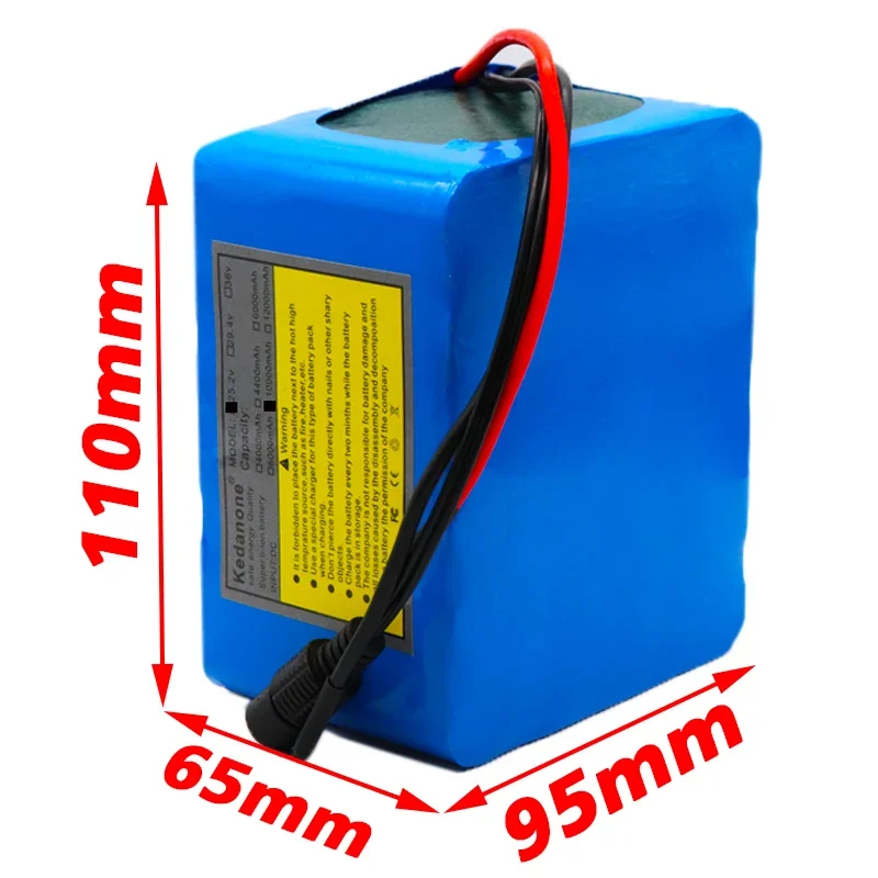 24v battery pack 10Ah 6S5P 18650 li-ion batterij 25.2v 10000mAh elektrische fiets bromfiets batterie 24v bateria 24v litio 18650