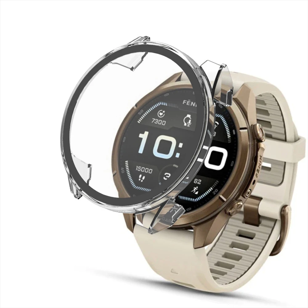 PC-Gehäuse + Displayschutz aus gehärtetem Glas für Garmin Fenix 9 Pro 51 mm, 47 mm, 43 mm, vollständige Schutzhülle für Garmin Fenix 9 Pro. – Detail 1