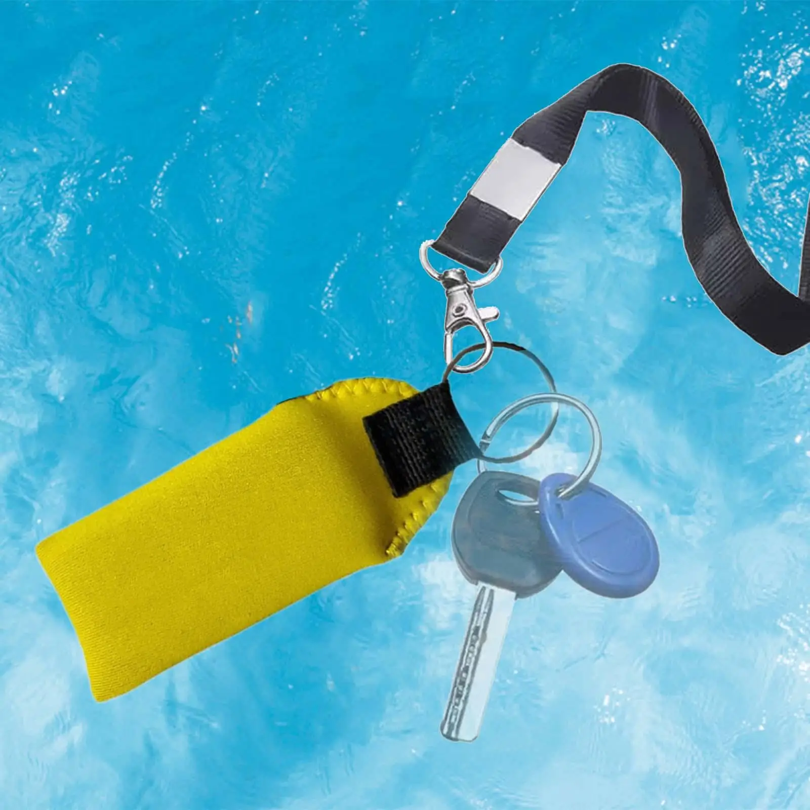 

Lightweight Neoprene Floating Keychain Floatable Boat Key Float for Water Sports Outdoor Kayaking Swimming