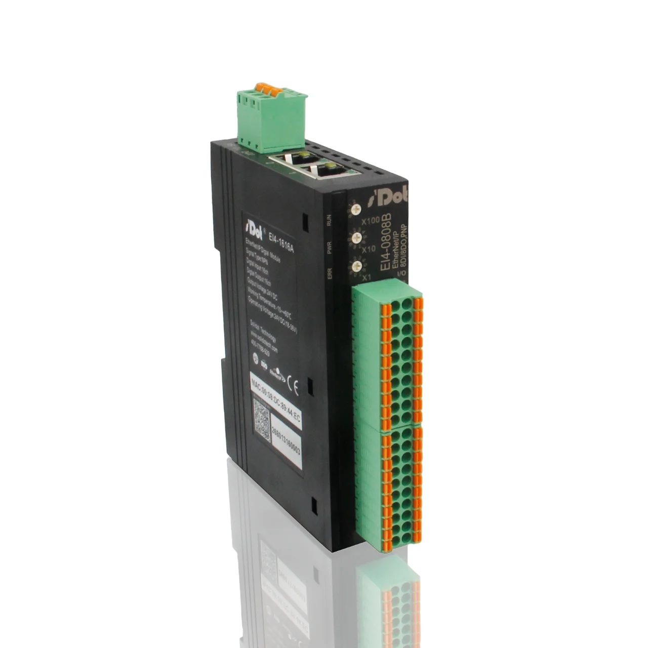 Remote Io Module Ethernet/Ip Geïntegreerde 8-kanaals Digitale Ingang 8-kanaals Digitale Uitgang Pnp | EI4-0808B