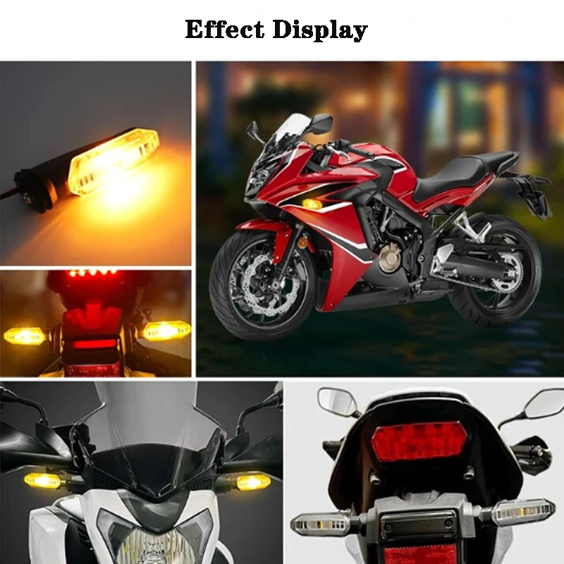 Motorcycle LED Turn Signal Indicator Light For HONDA NC700 NC750 S/X/DCT CTX700 CBR 600RR 650F 500R 400R Moto Turn Signa Lamp