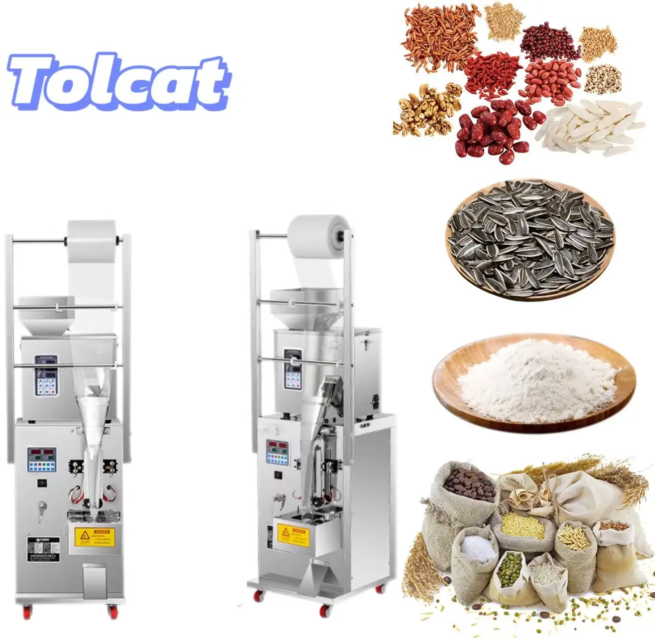

Powder Weighing and Packaging Machine: Dust-free Packaging for Flour / Milk Powder / Chemical Powder Stainless Steel Body Tolcat