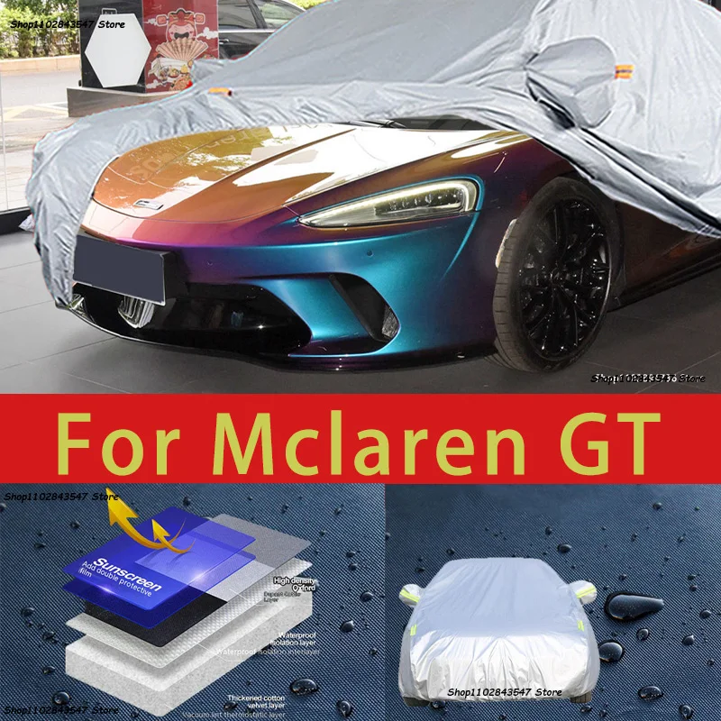 For Mclaren GT Outdoor Protection Full Car Covers Snow Cover Sunshade Waterproof Dustproof Exterior Car accessories