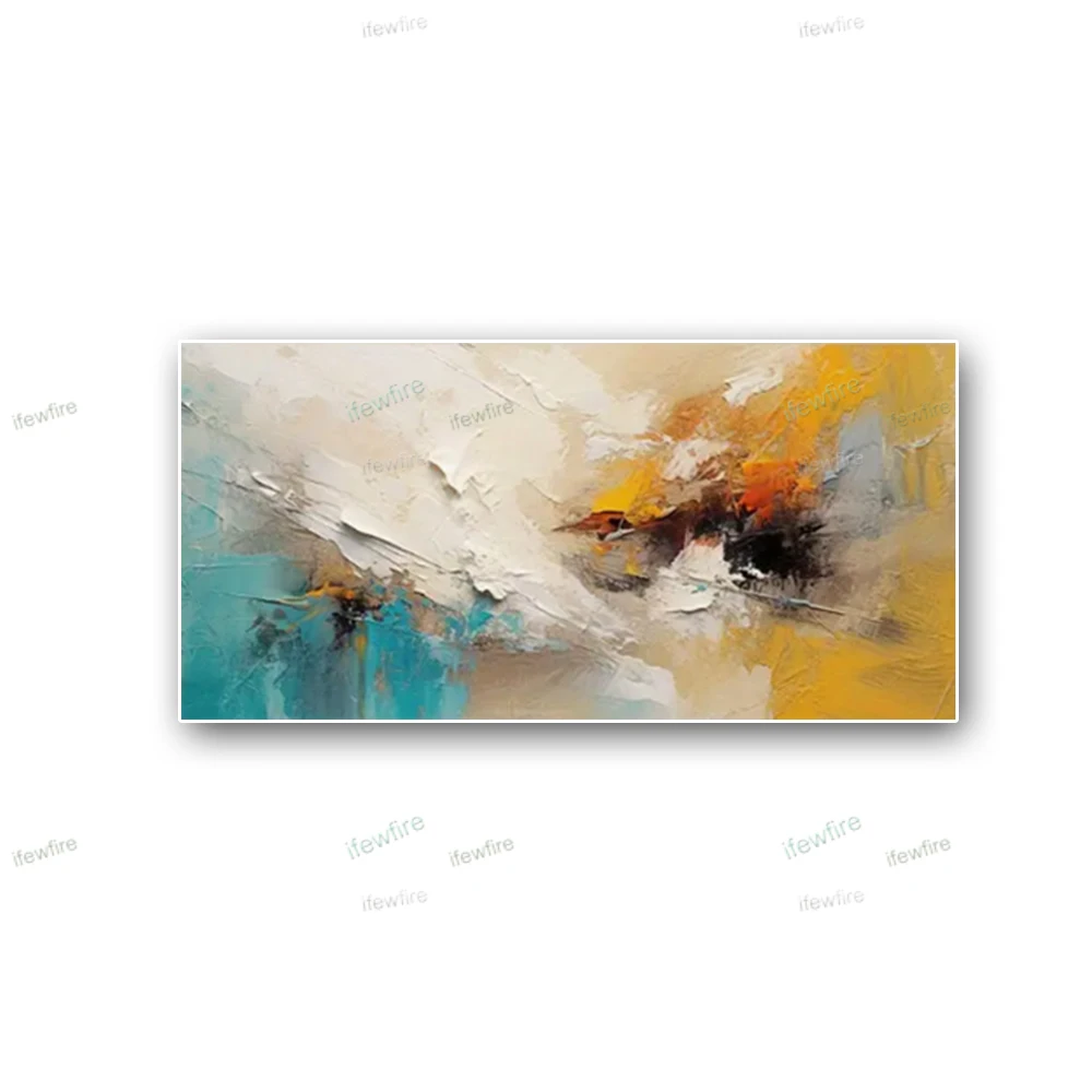 

Abstract Seascape And Sunset Oil Painting On Canvas Nordic Modern Poster Decor Living Room Home Wall Art Pictures Pendant Mural