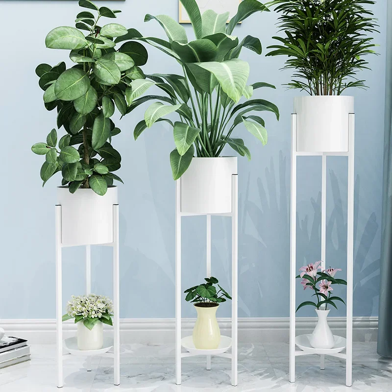 Flower Pots Light Luxury Plant Shelves Floor Multi-layer Home Decoration Workmanship Fine Stand For Flowers Metal Rack