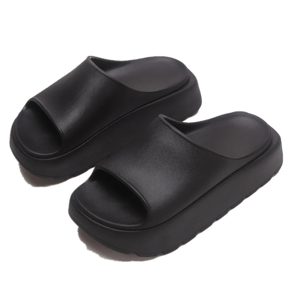 New Summer Women Non-Slip Platform Slippers UNISEX Peep Toe Outdoor Casual Shoes for Woman Flat Bottom Comfortable Beach Slipper